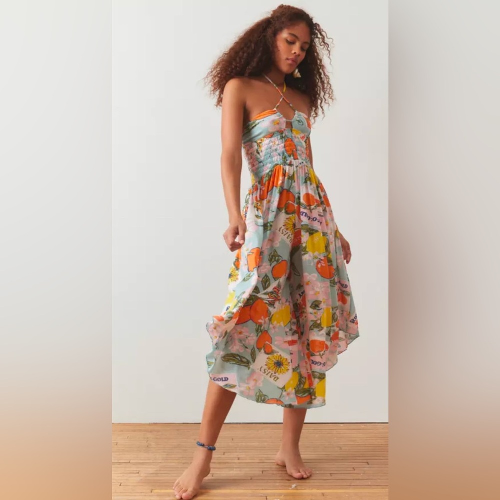 UO Convertible Tie Neckline Jumpsuit